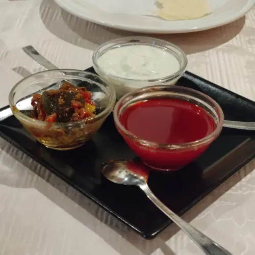 Apéritif indien sauces